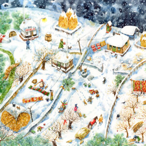 "Iarna în Moldova" (A3+) ART PRINT