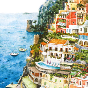 "Positano" ART PRINT A2 - Image 3