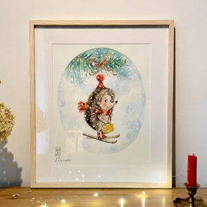 "Aricel Jucărie" Original de Artă Înrămat