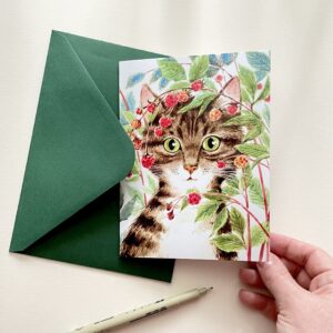 Felicitare "Floc" + Plic | Greeting card & envelope