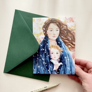 Felicitare "Petale" + Plic | Greeting card & envelope