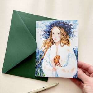Felicitare "Solstitio" + Plic | Greeting card & envelope