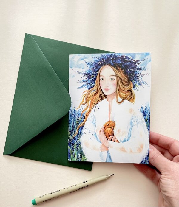 Felicitare "Solstitio" + Plic | Greeting card & envelope