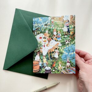 Felicitare "Degrabă August" + Plic | Greeting card & envelope