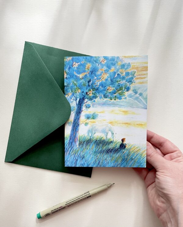 Felicitare "Iulie la Nistru" + Plic | Greeting card & envelope