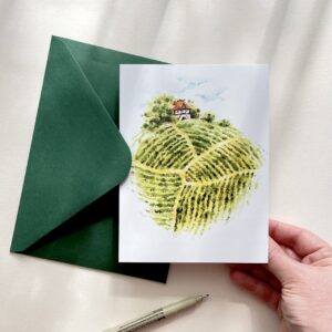 Felicitare "Cărări" + Plic | Greeting card & envelope