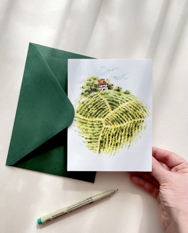 Felicitare "Cărări" + Plic | Greeting card & envelope