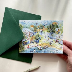 Felicitare "Vara la Sud" + Plic | Greeting card & envelope