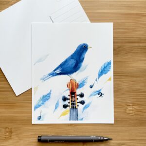 “Pasăre Vioară" Carte Poștală | Postcard