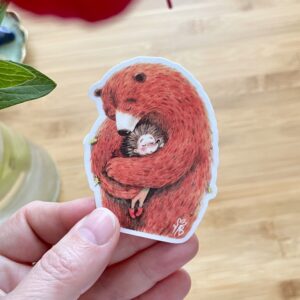 Sticker mat "Îmbrățisarea"