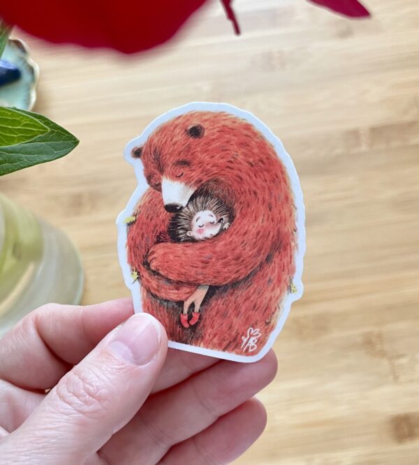 Sticker mat "Îmbrățisarea"