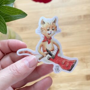 Sticker mat "Motanul încălțat"