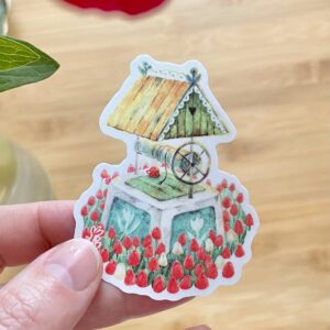 Sticker mat "Fântână cu Lalele"