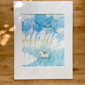 “Orfeu în Pădure” A4+ Passepartout | ART PRINT