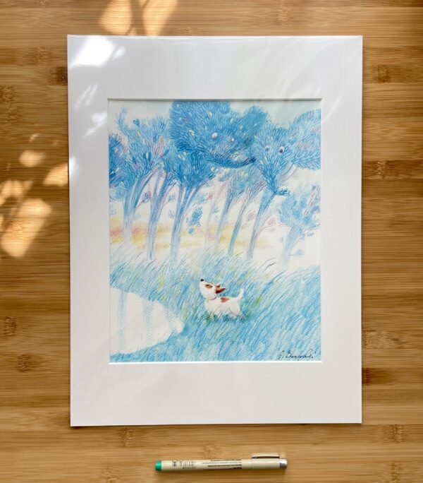 “Orfeu în Pădure” A4+ Passepartout | ART PRINT