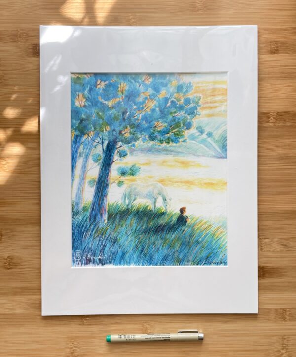 “Iulie la Nistru” A4+ Passepartout | ART PRINT