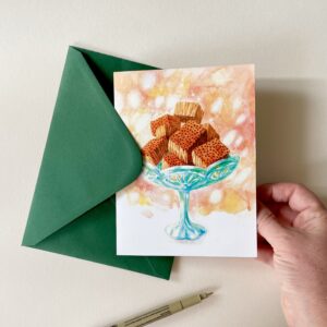 Felicitare "Babă Neagră" + Plic | Greeting card & envelope