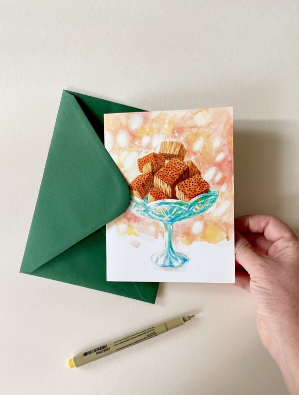 Felicitare "Babă Neagră" + Plic | Greeting card & envelope