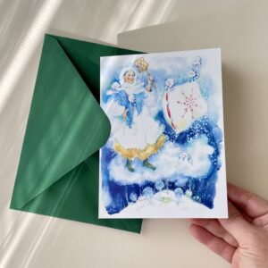 Felicitare "Odochia" + Plic | Greeting card & envelope