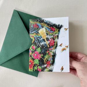 Felicitare "Covor cu Flori" + Plic | Greeting card & envelope