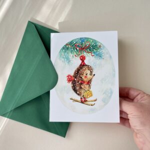 Felicitare "Aricel Jucărie" + Plic | Greeting card & envelope