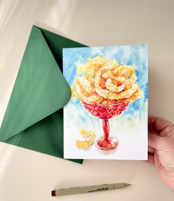 Felicitare "Urechiușe" + Plic | Greeting card & envelope