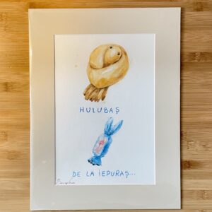 "Hulubaș & Iepuraș"+ Passepartout ARTWORK