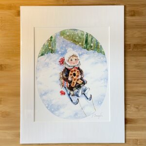 “Crăciunel” A4+ Passepartout | ART PRINT