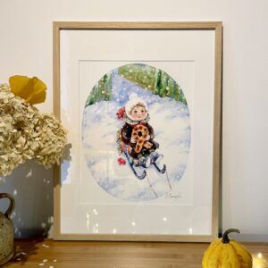 “Crăciunul” Înrămat (A4+) ART PRINT