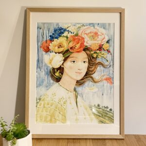 “Flora” Înrămat (A4+) ART PRINT