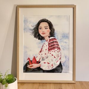 “Origami” Înrămat (A4+) ART PRINT