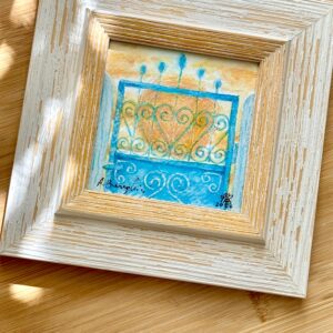 "Poarta Albastră" Original Înrămat | Framed Artwork