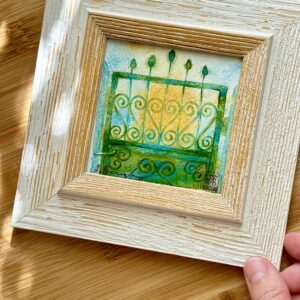 "Poarta Verde" Original Înrămat | Framed Artwork
